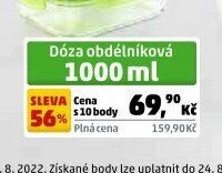 Dóza obdélníková 1000 ml