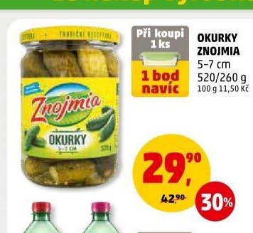 OKURKY ZNOJMIA 5-7 cm