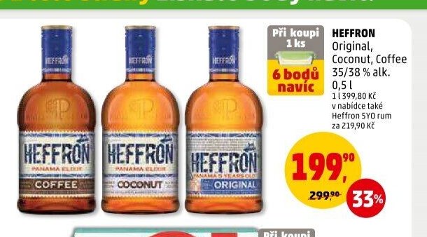 HEFFRON Original, Coconut, Coffee