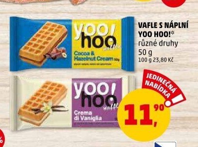 Vafle s náplní Yoo Hoo