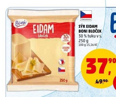 SÝR EIDAM BONI BLOČEK