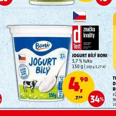 JOGURT BÍLÝ BONI