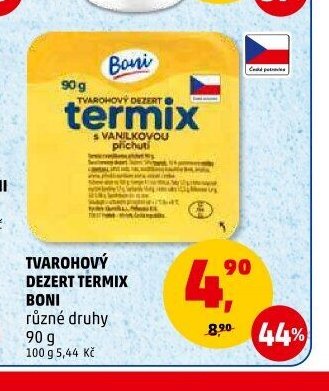 TVAROHOVÝ DEZERT TERMIX BONI