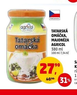 Tatarská omáčka Agricol