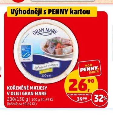 Kořeněné matjesy v oleji Gran Mare