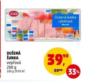 Dušená šunka vepřová