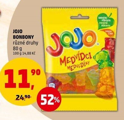 JOJO BONBONY různé druhy
