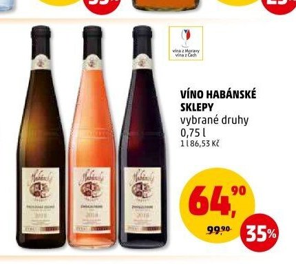 Víno Habánské Sklepy vybrané druhy