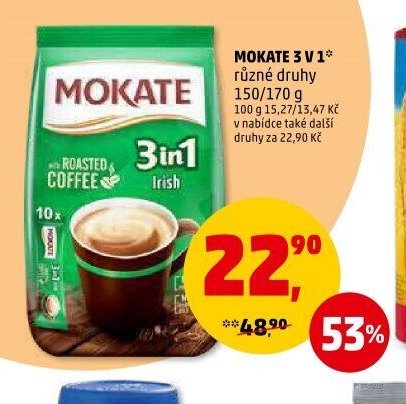 MOKATE 3 V 1 různé druhy