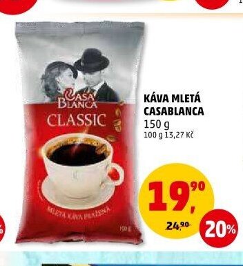 KÁVA MLETÁ CASABLANCA