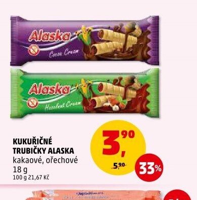 KUKUŘIČNÉ TRUBIČKY ALASKA