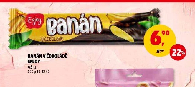 BANÁN V ČOKOLÁDĚ ENJOY
