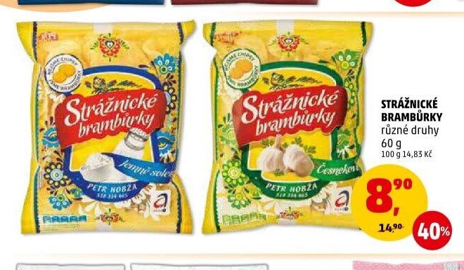 STRÁŽNICKÉ BRAMBŮRKY různé druhy