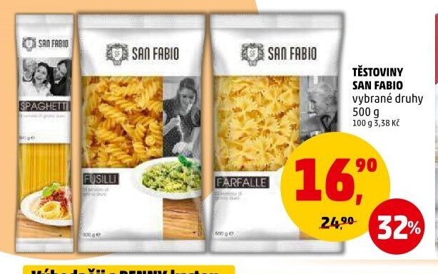Těstoviny San Fabio