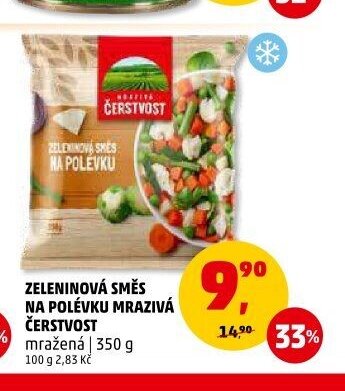 Zeleninová směs na polévku mražená Čerstvost