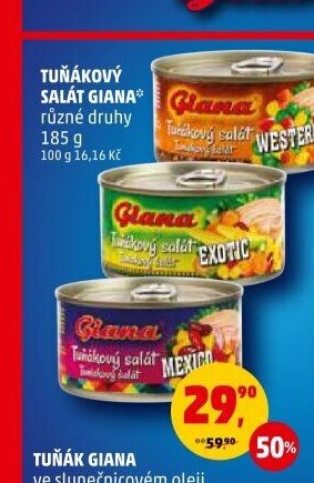 Tuňákový salát Giana