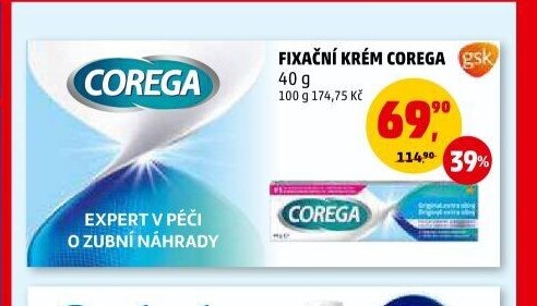 Fixační krém Corega