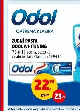 Zubní pasta Odol Whitening