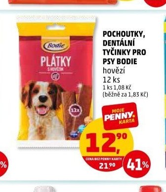 POCHOUTKY, DENTÁLNÍ TYČINKY PRO PSY BODIE