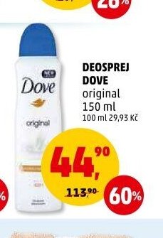 DEOSPREJ DOVE original 150 ml