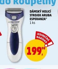 DÁMSKÝ HOLICÍ STROJEK ARUBA ESPERANZA 1 ks
