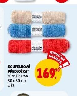 KOUPELNOVÁ PŘEDLOŽKA různé barvy 50 x 80 cm