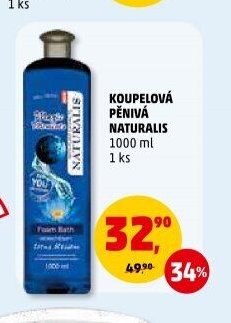 KOUPELOVÁ PĚNIVÁ NATURALIS 1000 ml