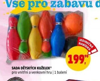 SADA DĚTSKÝCH KUŽELEK