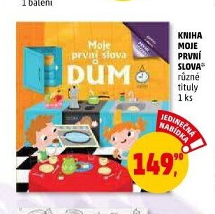 KNIHA MOJE PRVNÍ SLOVA