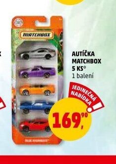 AUTÍČKA MATCHBOX 5 KS