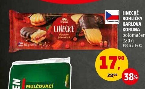 Linecké rohlíčky Karlova Koruna