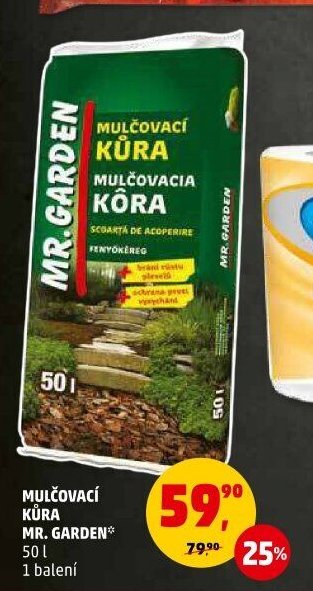 Mulčovací kůra Mr. Garden
