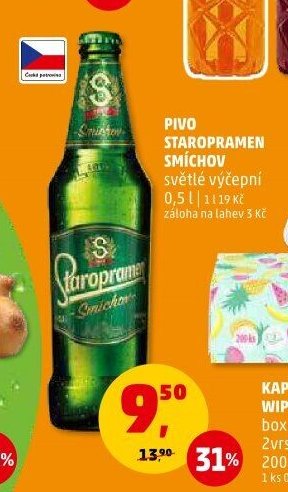 Pivo Staropramen Smíchov