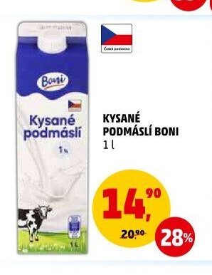 Kysané podmáslí Boni 1 l