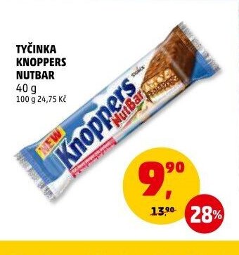 Tyčinka Knoppers Nutbar 40 g