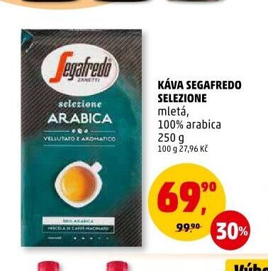 KÁVA SEGAFREDO SELEZIONE mletá, 100% arabica 250 g