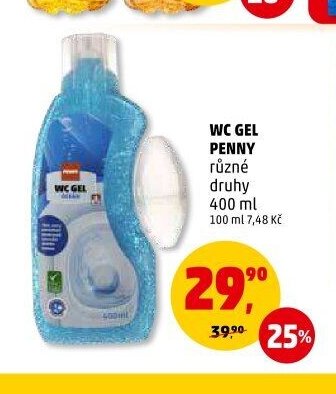 WC GEL PENNY různé druhy 400 ml
