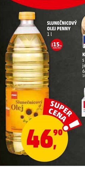 Slunečnicový olej Penny