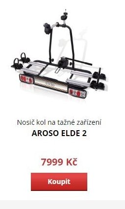 Nosič kol na tažné zařízení AROSO ELDE 2