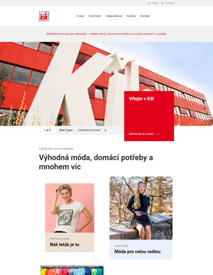 akční leták Kik textil 20.7.2022-26.7.2022