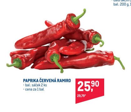 PAPRIKA ČERVENÁ RAMIRO
