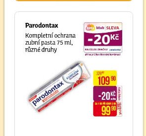 Parodontax Kompletní ochrana zubní pasta 75 ml, různé druhy