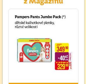 Pampers Pants Jumbo Pack dětské kalhotkové plenky, různé velikosti