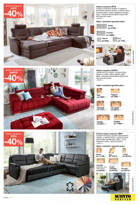 akční leták Sconto nábytek 22.7.2022-11.8.2022