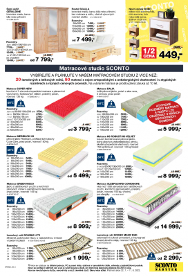 akční leták Sconto nábytek 22.7.2022-11.8.2022