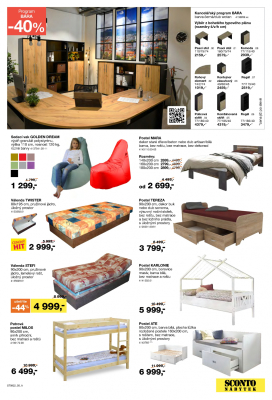 akční leták Sconto nábytek 22.7.2022-11.8.2022