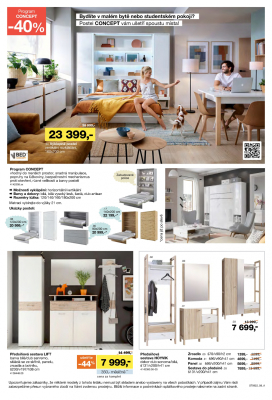 akční leták Sconto nábytek 22.7.2022-11.8.2022