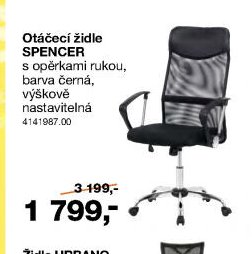 Otáčecí židle SPENCER