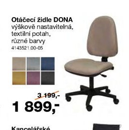 Otáčecí židle DONA