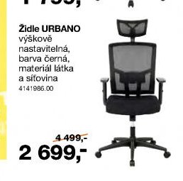 Židle URBANO
